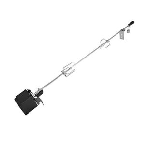 Royal Gourmet Universal Complete Rotisserie Kit for Grills, 36’’/50’’, 8x8 mm Square Spit Rod, Stainless Steel