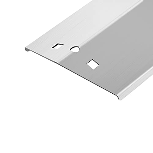 Clivimi 18 15/16" Stainless Steel Gas Grill Replacement Parts with Grill Hanger Brackets for Chargriller 3001, 3008, 3030, 4000, 4208, 5050, 5072, 5252, 5650, King Griller 3008, 5252, Fit Grill Burner