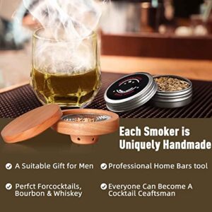 Cocktail Smoker Kit with Torch,Whiskey Smoker Kit,Old Fashioned Bourbon Smoker Kit with Four Kinds of Wood Chips, Whiskey Bourbon Gifts,Gifts for Mothers Day,Birthday and Cocktail Lovers (No Butane)