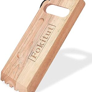 Wood Grill Scraper, Wooden Grill Scraper, Wooden Grill Cleaner Scraper, Wood BBQ Scraper for Grill, Wooden Barbeque Grill Grate Cleaner