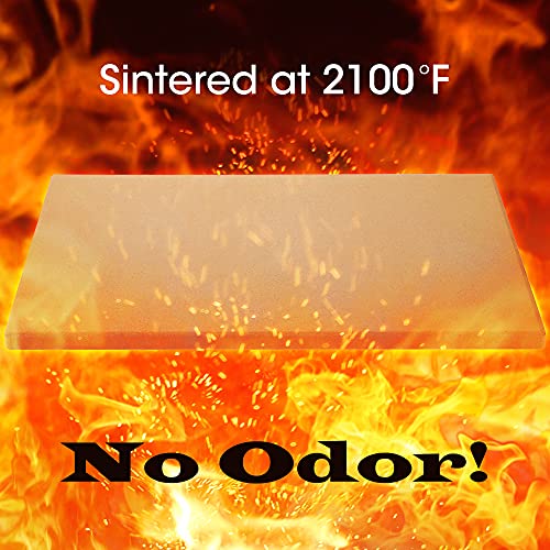 Unicook Large Pizza Stone 20 Inch, Rectangular Baking Stone 20" x 13.5", Heavy Duty Cordierite Bread Stone for Oven Grill, Thermal Shock Resistant, Ideal for Baking Different Sizes of Pizzas or Bread