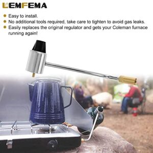 Lemfema 5430 Propane Gas Regulator Stove Pressure Regulator Replacement for Coleman Propane Stoves, Camping Stove Regulator Accessories