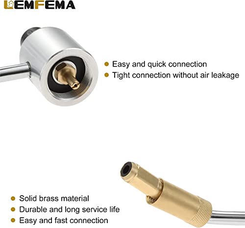 Lemfema 5430 Propane Gas Regulator Stove Pressure Regulator Replacement for Coleman Propane Stoves, Camping Stove Regulator Accessories