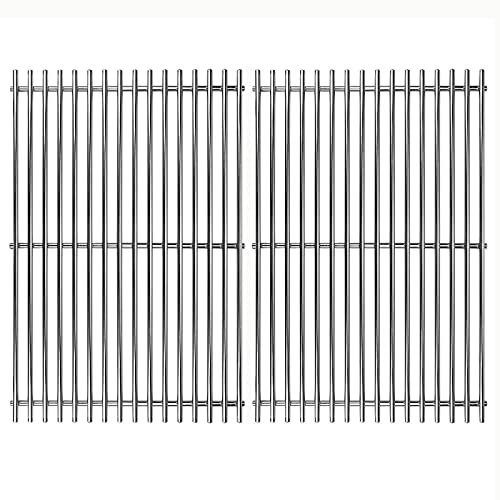 LS'BABQ Stainless Steel Cooking Grid Replacement for Weber Spirit 300 Series, Genesis Silver B/C, Gold B/C, Genesis 1000-3500,Genesis Platinum B & C,Set of 2