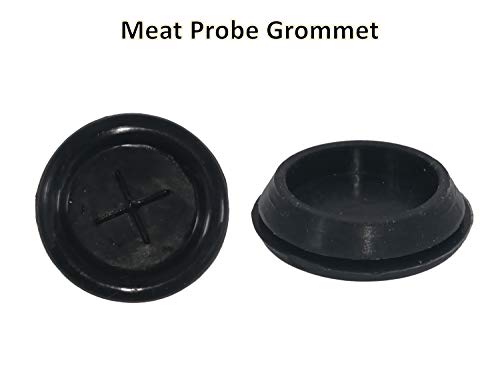 Rubber Meat Probe Grommet Replacement for Traeger Wood Pellet Smoker & Z Grills (6 Pack)