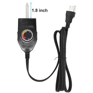 Adjustable Controller Thermostat Probe Cord for Most Outdoor Cooking Electric Smokers and Grills Heating Element