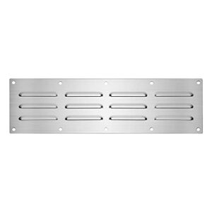stanbroil stainless steel venting panel for grill accessory, 15″ by 4-1/2″