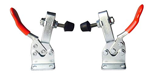 2 Pack - Smoker Toggle Latch, BBQ Smoker lid clamp. Front Flat Mount