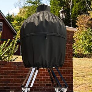 NUPICK Grill Cover for Large Big Green Egg, Kamado Joe Classic Grill, Heavy Duty and Waterproof Grill Cover