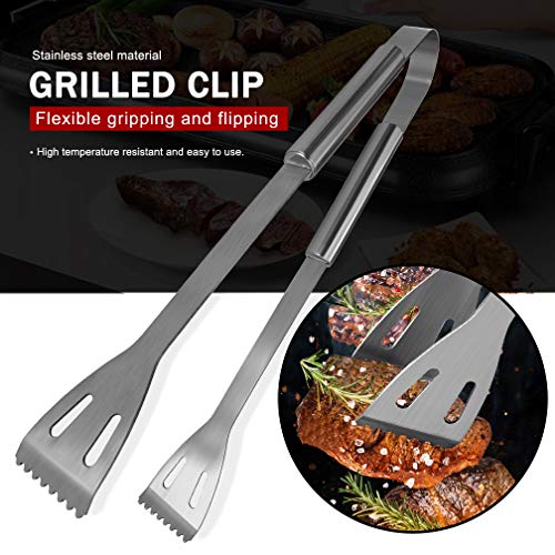 SDLQY-BBQ Grilling Tools Set - Stainless Steel Grilling Accessories with Free Portable Bag. (5PCS)