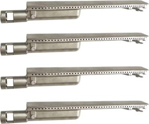 grilljob 4 pack heavy duty cast stainless steel 304 bbq grill burner replacement parts for cal flame g series and p-series grills, nexgrill, thermos turbo beefeater bull aussie blaze