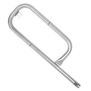 youfire grill burner tube replacement for weber q100, q120, q1000, q1200, baby q, 386001, 386002, 516002, 516001, 50060001, 51060001 gas grills, 17″ stainless steel p pipe bbq parts for 69957, 41657