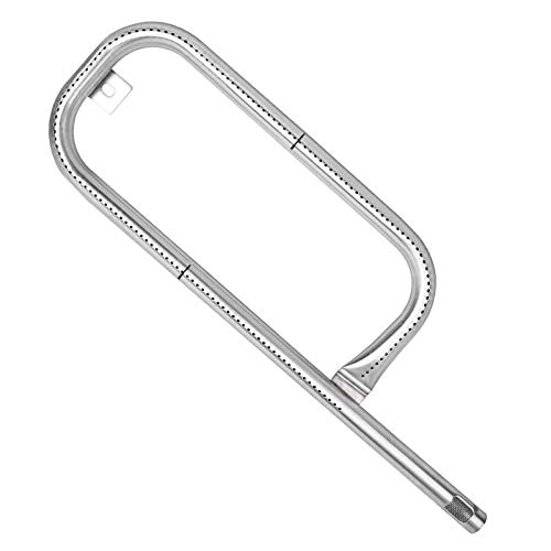 YOUFIRE Grill Burner Tube Replacement for Weber Q100, Q120, Q1000, Q1200, Baby Q, 386001, 386002, 516002, 516001, 50060001, 51060001 Gas Grills, 17" Stainless Steel P Pipe BBQ Parts for 69957, 41657