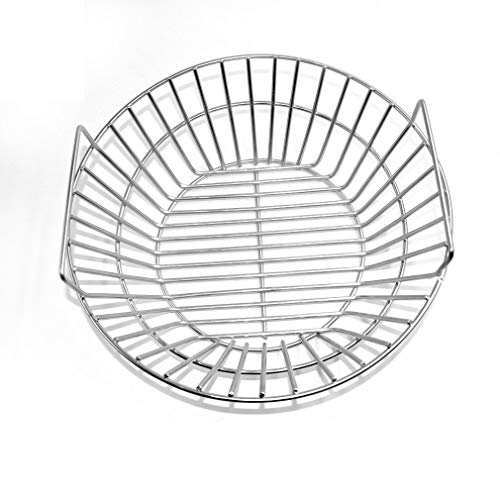 only fire #8537 Charcoal Ash Basket, Stainless Steel Charcoal Holder with Handles, Grilling Accessories, Fits Kamado Joe Classic