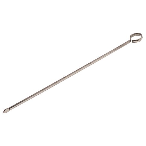 NEW, 8-Inch Long Stainless Steel Skewers, Barbecue Skewers, BBQ Skewers, Ring-Tip Handle, 1-Dozen Product Name