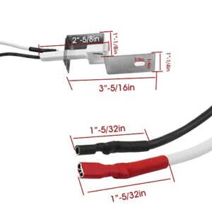 MENSI Flame Starter Push Button Piezo Kit Grill Replacement Ignitor for Weber 80462 Q100 Q200, for New Weber Traveller Griddle BBQ Parts