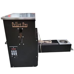 pellet pro elite pellet grill hopper assembly with pid temp control- 18 inch hopper