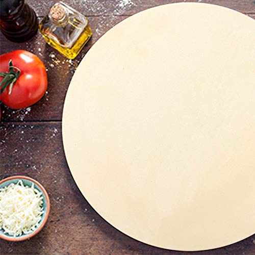 Dracarys 15" Round Pizza Stone Baking Stones for Grill and Oven,Big green Egg Accessories,Heavy Duty Ceramic Pizza Grilling Pan,Thermal Shock Resistance Perfect for Baking Crisp Crust Pizza