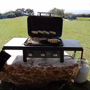 Bronco-3 Burner Propane Gas Grill/Portable by Brand-Man Grills