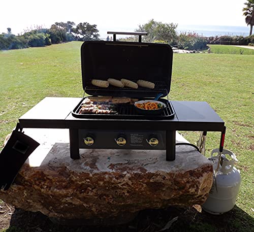 Bronco-3 Burner Propane Gas Grill/Portable by Brand-Man Grills