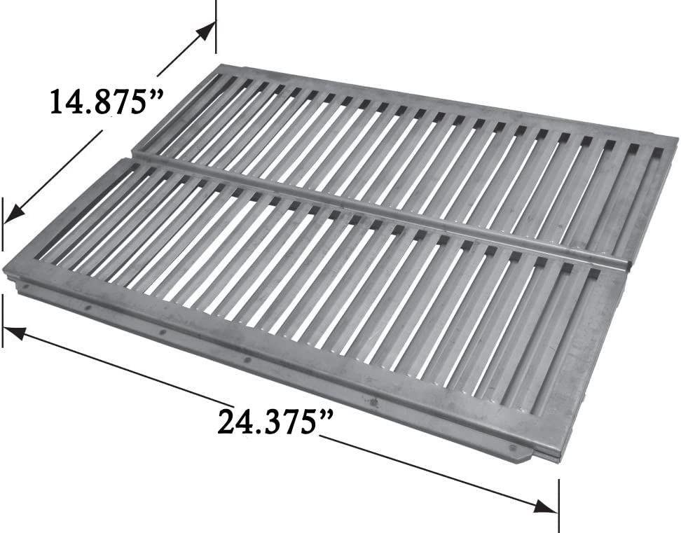 Dongftai SN972A Stainless Steel Heat Plate Replacement for Ducane 1500, 1502, 1502HLP, 1502HLPE, 1502HN, 1502HNE, 1502SHLPE, 1502SHNE, 1504, 1504S, 1504SHLPE, 1504SHNE, 5002,5002SLPE, 5002SS