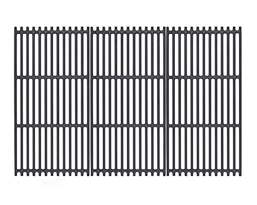 SHINESTAR 17'' x 9 1/2" Grill Grates for Charbroil Tru Infrared 463242716, 463276016, 463242715, Nexgrill 720-0882A, Lowe's 639322, Porcelain-enameled Cast-Iron Cooking Grid, Set of 3