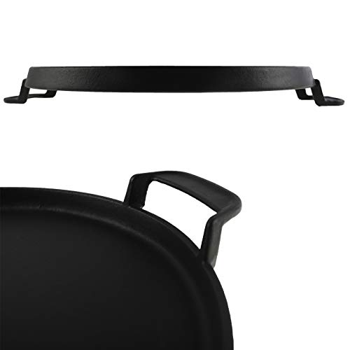 bbq777 7421 Enameled Cast Iron 12" Gourmet BBQ System Griddle Replacement Parts for Weber Original Kettle Premium 22-inch Charcoal Grill, 22'' Smokers, Performer Premium Grill