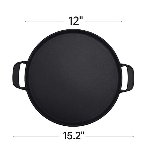 bbq777 7421 Enameled Cast Iron 12" Gourmet BBQ System Griddle Replacement Parts for Weber Original Kettle Premium 22-inch Charcoal Grill, 22'' Smokers, Performer Premium Grill