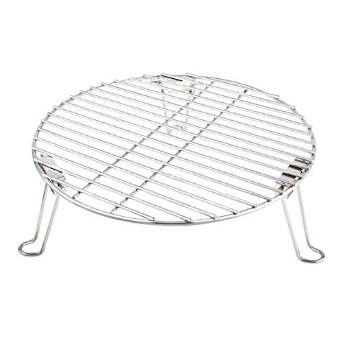 Mydracas Grill Expander Rack Stack Rack Expansion Grilling Rack Stainless Steel Fit Large & XL Big Green Egg Weber Kettle 22 Inches Charcoal Grill Kamado Joe,18" or Bigger Diameter Grill