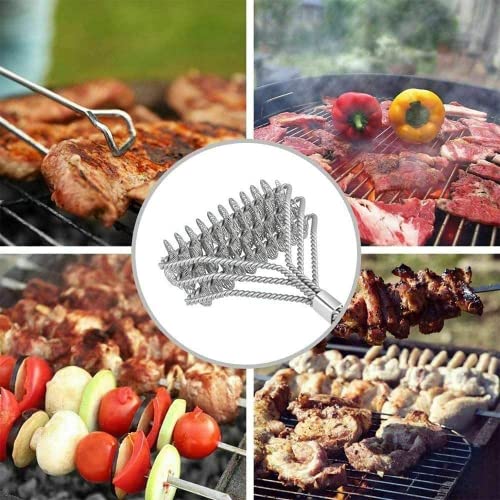 BBQ Brush,JIBOERTB,BBQ Grill Brush for Outdoor Grill-Proof Stainless Steel,Grill Accessories,Grill Tools for Outdoor Grill,Weber Grill Accessories