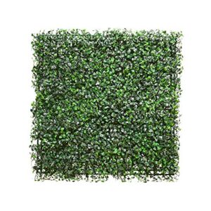 windscreen4less artificial faux ivy leaf decorative fence screen 20” x 20″ boxwood/milan leaves fence patio panel,new milan leave 10 pieces