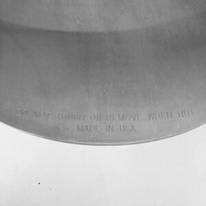 KettlePizza 15” Pizza & Grilling Steel - Heavy Gauge, Stainless Steel, Made in USA. Pizza Stone Alternative, Griddle for Grills