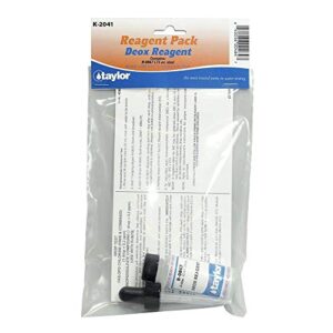 taylor technologies k-2041 deox reagent pack, 3/4 oz.