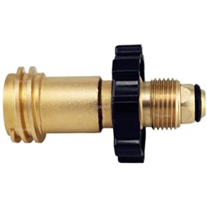 DOZYANT Universal Fit Propane Tank Adapter Converts POL to QCC1 / Type 1 with Wrench, Propane Hose Adapter Old to New Connection Type