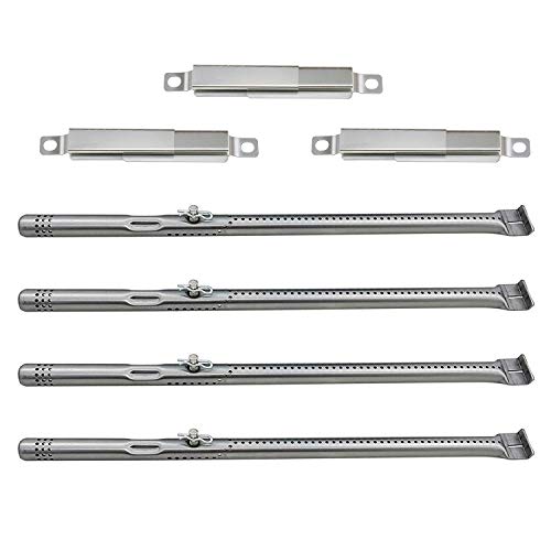 BBQ-Element Gril Replacment Parts for Charbroil 463344015, 463343015, 463344116, 463242715. Stainless Steel Burner Tubes and Carryover Tubes for Char-broil 463242515, 463242716, 463433016.