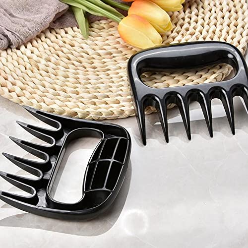 Meat Shredding Claws, Ailelan Meat Claws for Making Pulled Pork, Bear Claws for Shredding Meat, Professional Smoker Grill Accessories For Shredding, Handling and Carving Delicious Foods