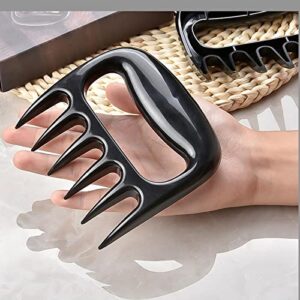 Meat Shredding Claws, Ailelan Meat Claws for Making Pulled Pork, Bear Claws for Shredding Meat, Professional Smoker Grill Accessories For Shredding, Handling and Carving Delicious Foods