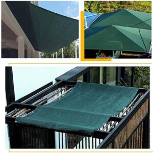 LKLXJ Roof Sunshade Fabric Rectangle Dark Green，75% Shade Protection， Shade Cloth Garden Canopy ， Patio Insulation Net，Heavy Duty Full Size for Animal Houses and Courtyard Privacy Fences