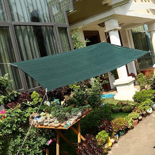 LKLXJ Roof Sunshade Fabric Rectangle Dark Green，75% Shade Protection， Shade Cloth Garden Canopy ， Patio Insulation Net，Heavy Duty Full Size for Animal Houses and Courtyard Privacy Fences