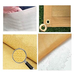 ALGFree Netting Cover for Outdoor Tarp UV Resistant Netting Cover Shade Cloth Sunblock Fabric Garden Cover Screen Privacy Screen Perfect for Flowers Plants (Color : Beige, Size : 2.3×3m)