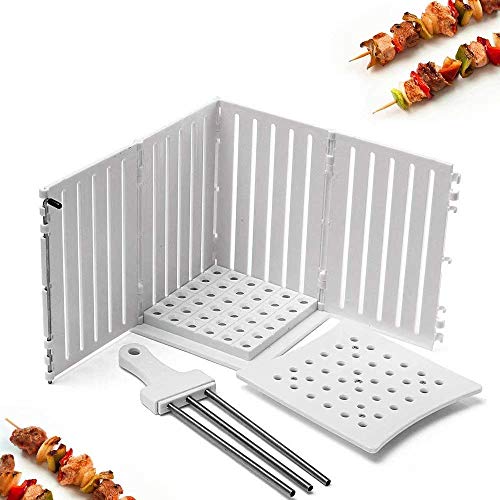 BBQ 36 Holes Meat Skewer Kebab Maker Box Machine Beef Meat Maker Grill Barbecue Kitchen Accessories Tools The Goods for Kitchen