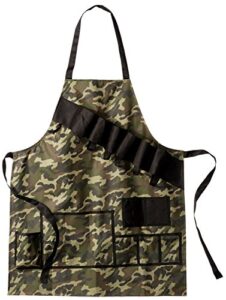 ez drinker grill master grill apron and accessory holds beverages and tools, camouflage, one size fits all (cam-apron)