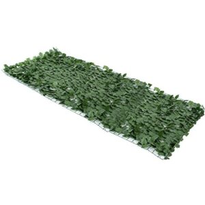 ZENY Artificial Hedge Privacy Fence Screen, 2 Pack 98x59'' Greenery Wall Panels Faux Lvy Leaf Plants Artificial Hedge Fence for Indoor Outdoor,Garden Backyard Decoration