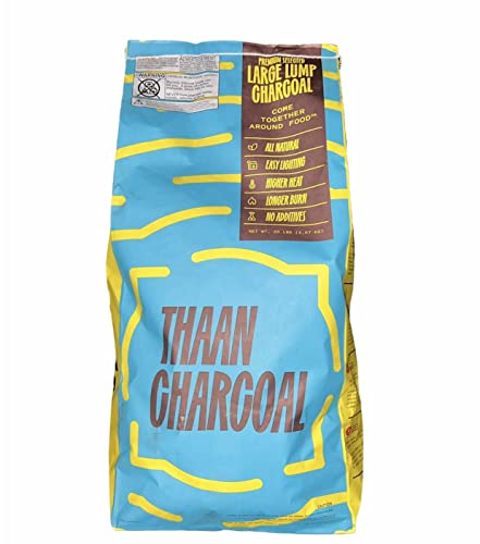 Thaan Charcoal, Premium Select Very Large Lump Natural Hardwood Charcoal