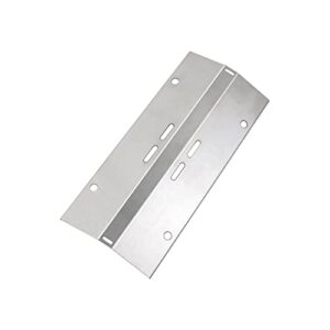 zemibi heat plate shield replacement for cuisinart cgg-200 cgg-220 cgg-240 gas grill models, stainless steel heavy duty bbq parts flame tamer accessories, 16 3/4″ x 7 3/8″