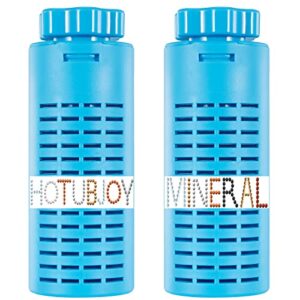 hotubjoy pool pump mineral cartridge filter sticks compatible with intex above ground pools(2,20k gallons)