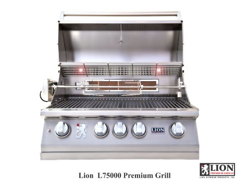 Lion Premium Grills 32" Propane Grill - L75000 - with Made in USA 32" Door/Drawer Combination Package Deal