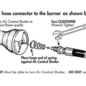 COOKAMP High Pressure Gas Cooker Outdoor Propane Burner with 0-20 PSI Adjustable Regulator and Steel Braided Hose SA1100