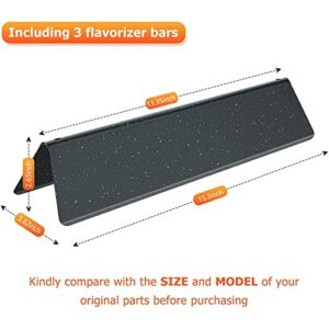 Coisien 7635 15.3 Inch Flavorizer Bars for Weber Spirit 200 Series Gas Grills, Heat Plate Tent with Front Control Knobs Parts for Spirit E210, E220, S210, S220 (Flavorizer Bars)