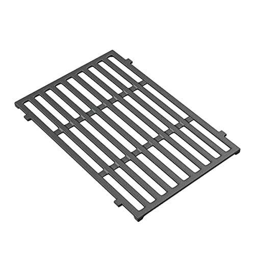 SafBbcue 7638 Cast Iron Cooking Grates Replacement for Weber E-310 E-320 S-310 Spirit II E-310 SP320 Spirit 700 Series Genesis Silver/Gold B/C 45010001 46510001 7526 7639 7525